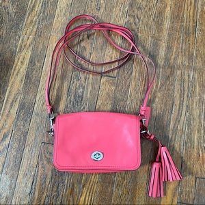 Coach Legacy Coral Dinky Leather Crossbody Purse